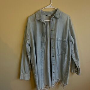 Zara Sky Blue Denim Jacket